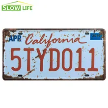 California 5TYD011 автомобильный металлический номерной знак металлический оловянный знак винтаж домашний декор оловянный знак декоративные металлические знак металлическая табличка в стиле ретро