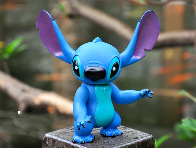 18 см Lilo& Stitch ПВХ Классические игрушки стежка Фигурки игрушки стоят Стич Копилка детские подарки игрушки