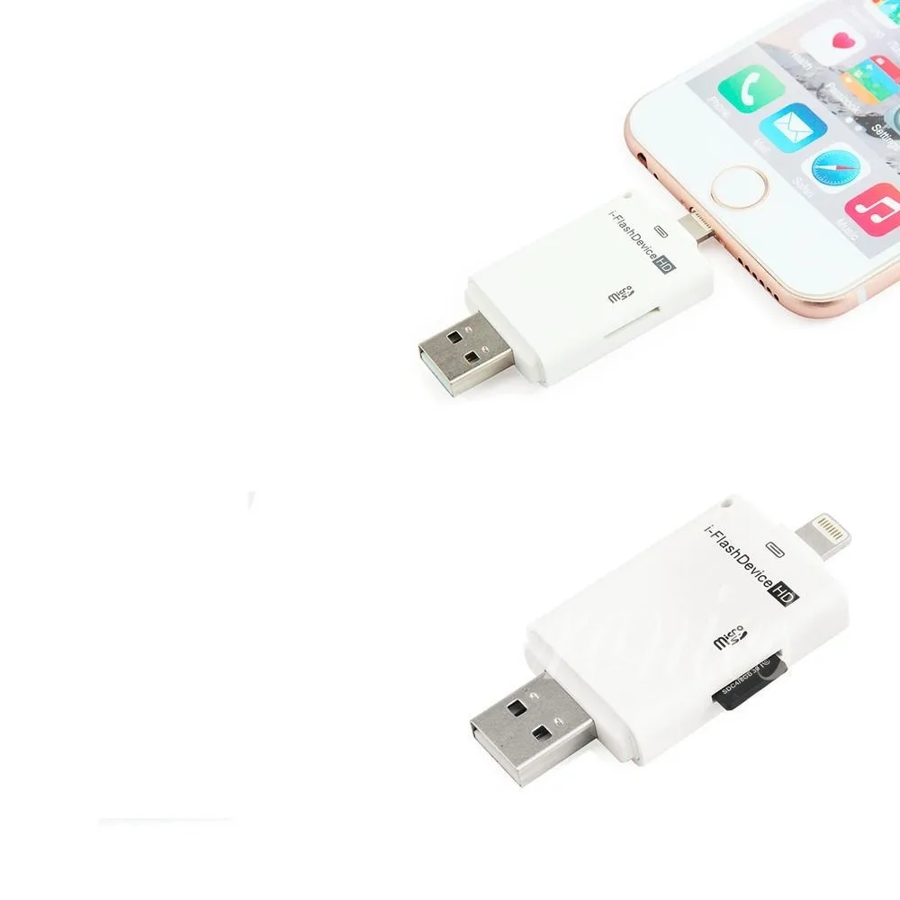 USB i Flash Drive HD Micro SD/TF устройство для чтения карт памяти iPhone iPad iPod iphone 11 X5 6 7X11 IOS 14|memory