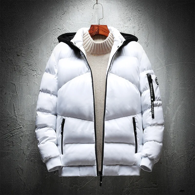 

Plus Size 4XL 5XL 6XL 7XL Men Hooded Winter Padded Warm Jackets 102