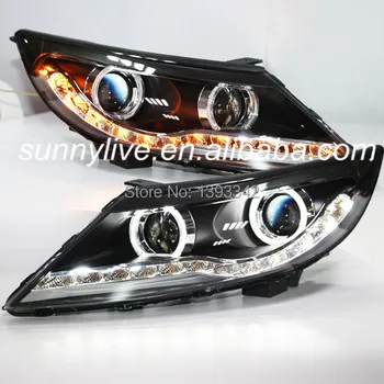 

For KIA SPORTAGE R LED Angel Eyes Head Lamp 2011-2012 TLZ
