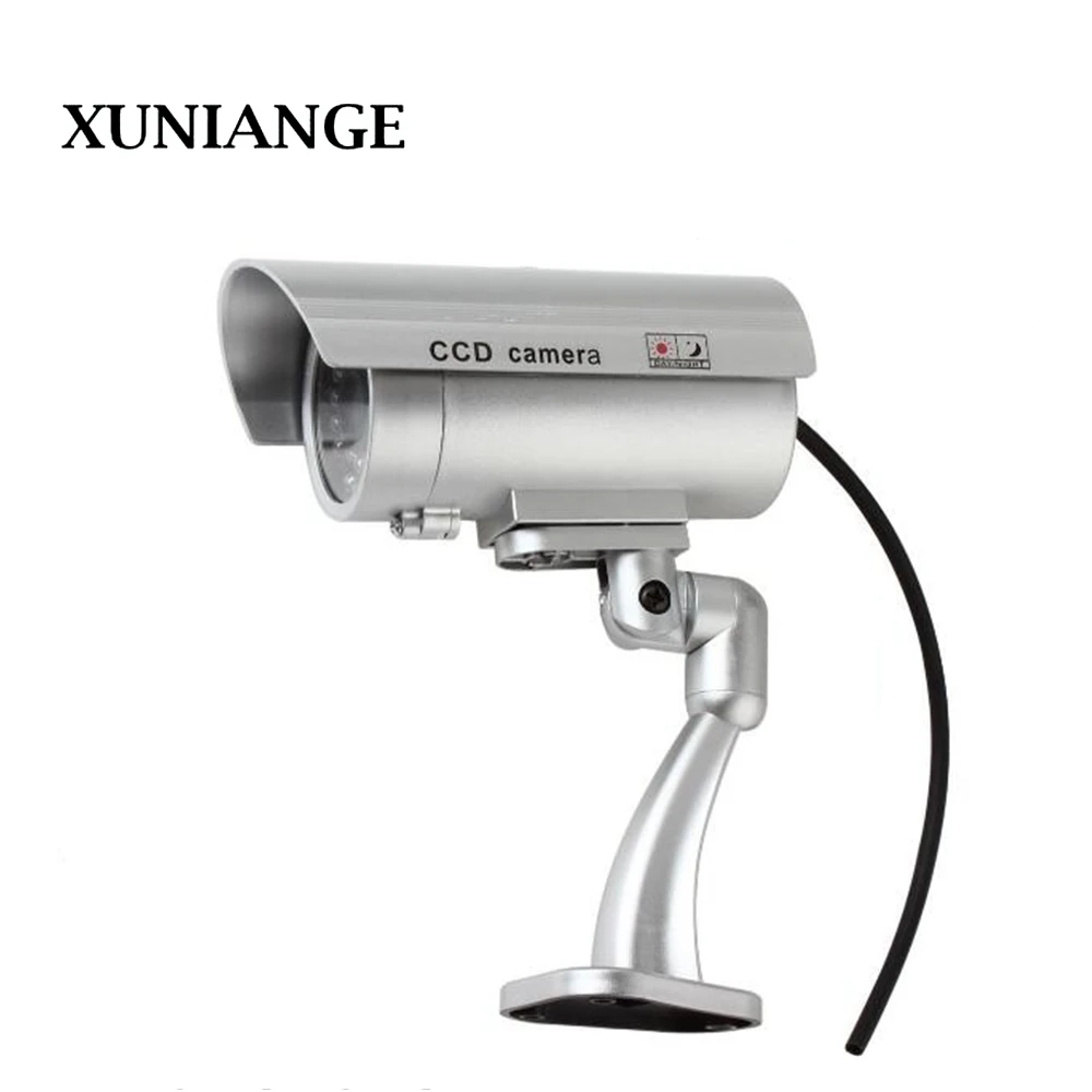 

2019 XUNIANGE Simulation CCTV gun monitor emulation camera with light virtual simulation camera Good quality fast delivery