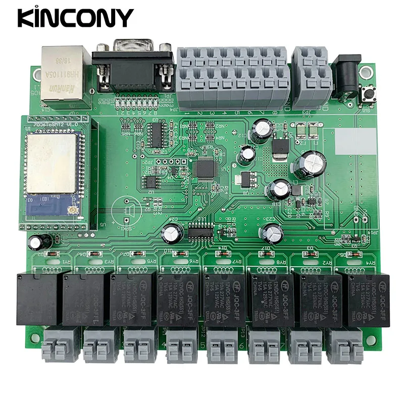 

Kincony Smart Home Automation Module Controller Network TCP IP Relay Control Domotica Remote DIY APP Switch System 8 Channel 8CH