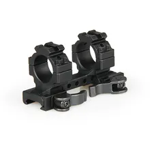 Крепление 25,4 мм двойное кольцо сверхмощный диапазон 20 мм рельс быстросъемное QD Крепление для винтовки