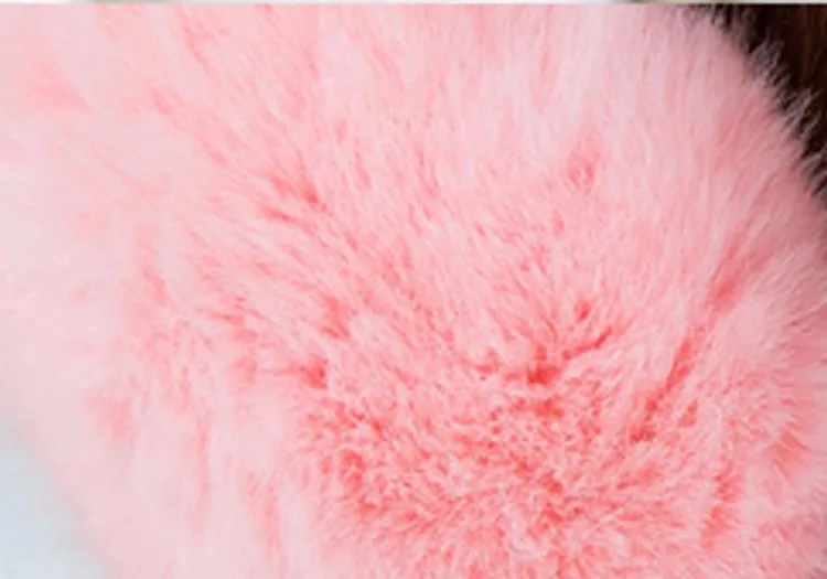 SuperB&G плюшевые Женская зимняя обувь Earmuff теплый наушники для девочек наушники искусственного меха кролика уха дизайн защита ушей наушники