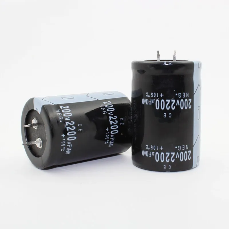200V2200uf электролитический конденсатор радиальный 2200 мкФ 200V 35x50mm|electrolytic capacitors|2200uf