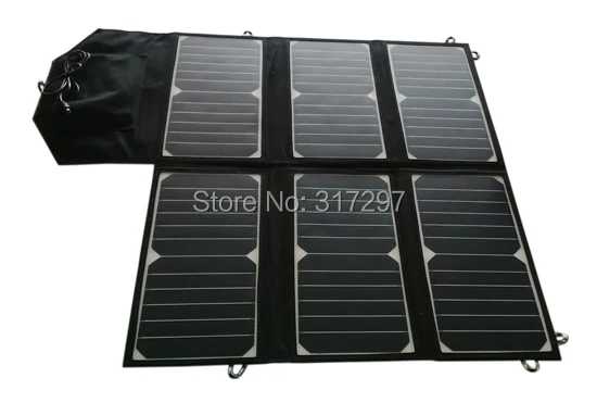 

40Watt SUNPOWER Solar Cell Folding Solar Panel Bag+Portable Solar Charger for Phone+10A Solar Controller for 12V Car Battery