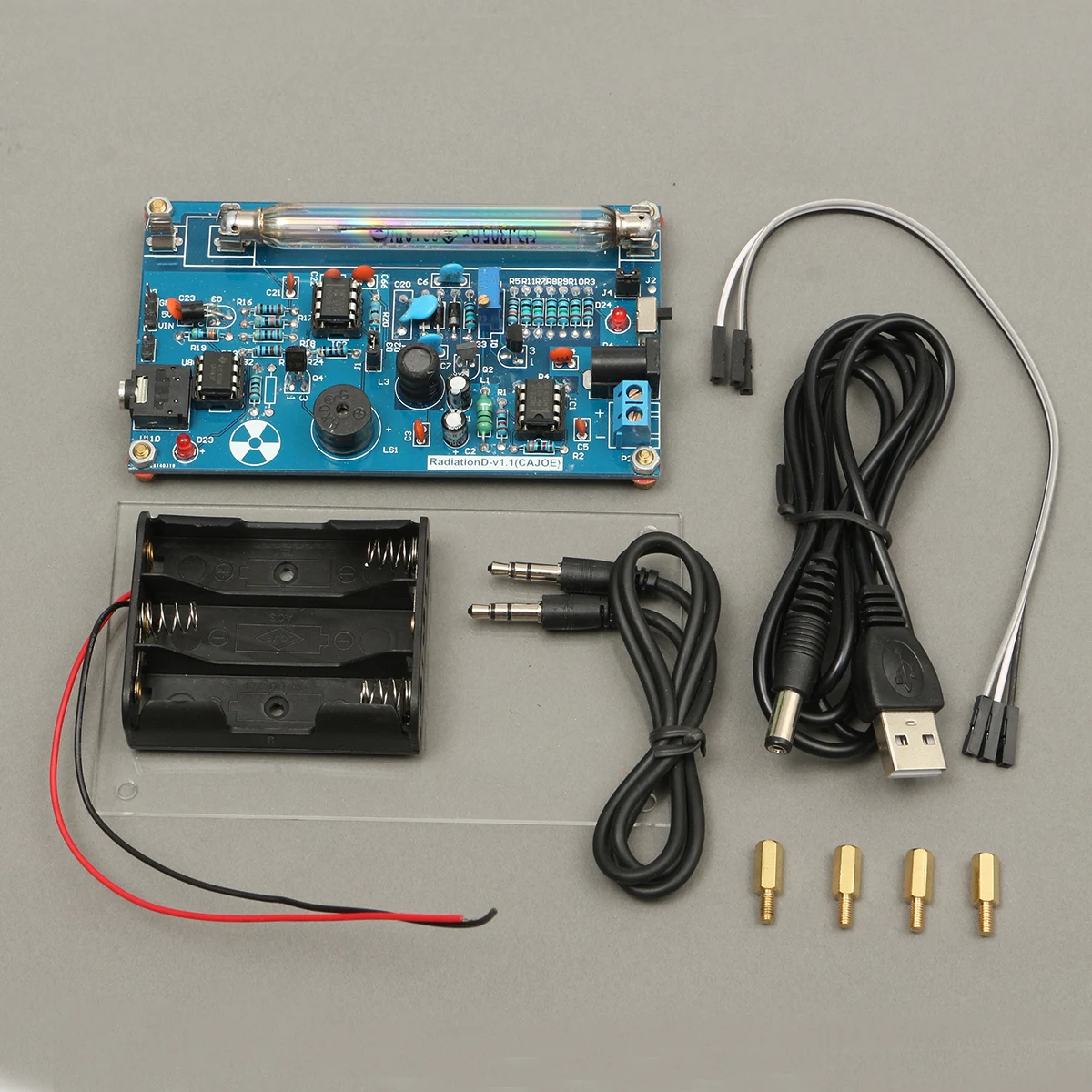 

Assembled DIY Geiger Counter Kit Nuclear Radiation Detector Gamma Ray Build Radiation Monitoring Station