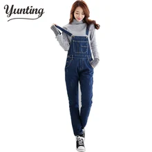 Новые осенне-зимние комбинезоны в полную длину женский комбинезон с повязкой комбинезон джинсовый комбинезон для женщин Macacao женские джинсы комбинезон