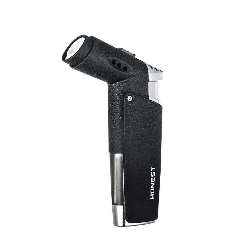

Elbow Windproof Stainless Steel Jet Turbo Torch Lighter Butane Cigarette Lighter Random Color NO GAS Gift Package