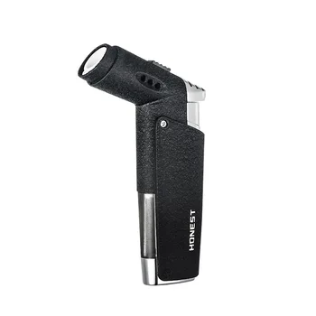 

Elbow Windproof Stainless Steel Jet Turbo Torch Lighter Butane Cigarette Lighter Random Color NO GAS Gift Package