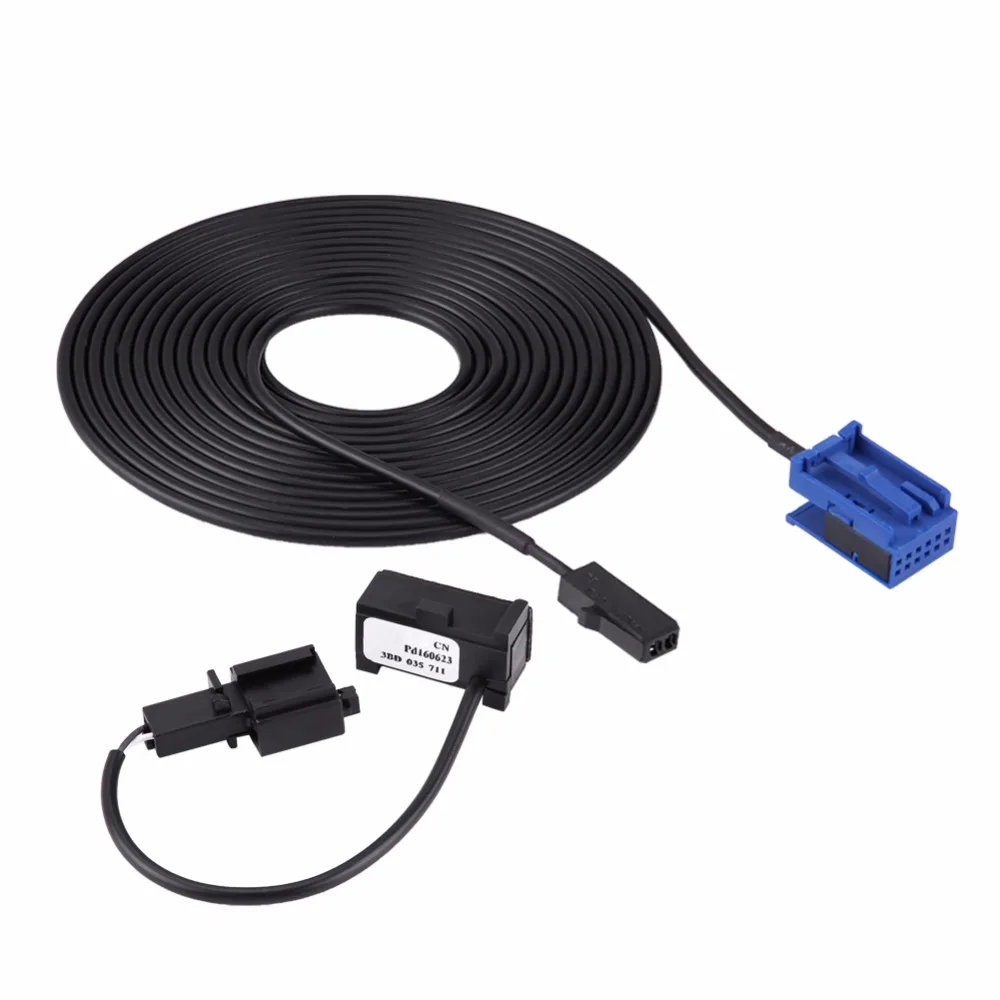 Комплект проводов для микрофона с Bluetooth VW Peugeot 307 308 Citroen C4 C3 C5 RD45 кабели CD плеера