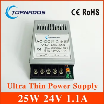 

25W 24V Ultra thin Single Output Switching power supply for LED Strip light power source MD-25-24 free shipping china post