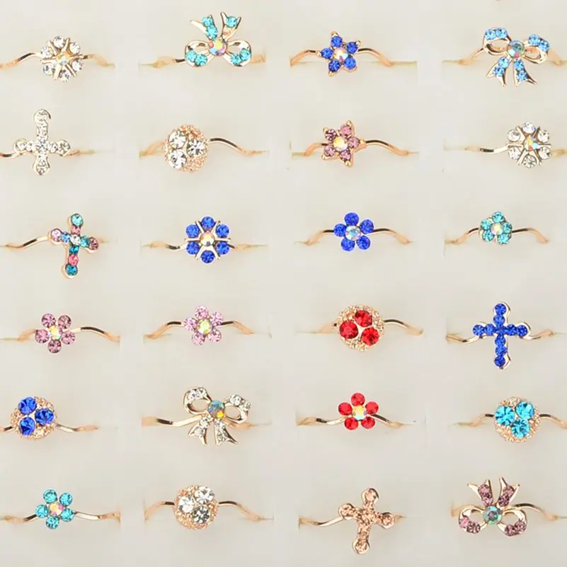 Imixlot Wholesale Jewelry Lots 20Pcs Butterfly Cross Flower Mixed
