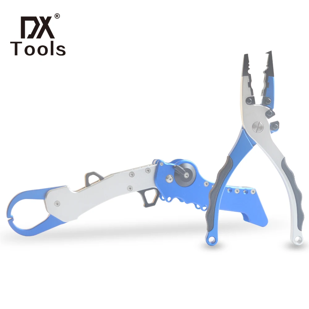 

Fishing Tools Set Fishing Pliers Fish Grip Set Aluminum Lip Gripper Grabber Line Cutters Scissors Hook Remover Tackle Accessorie