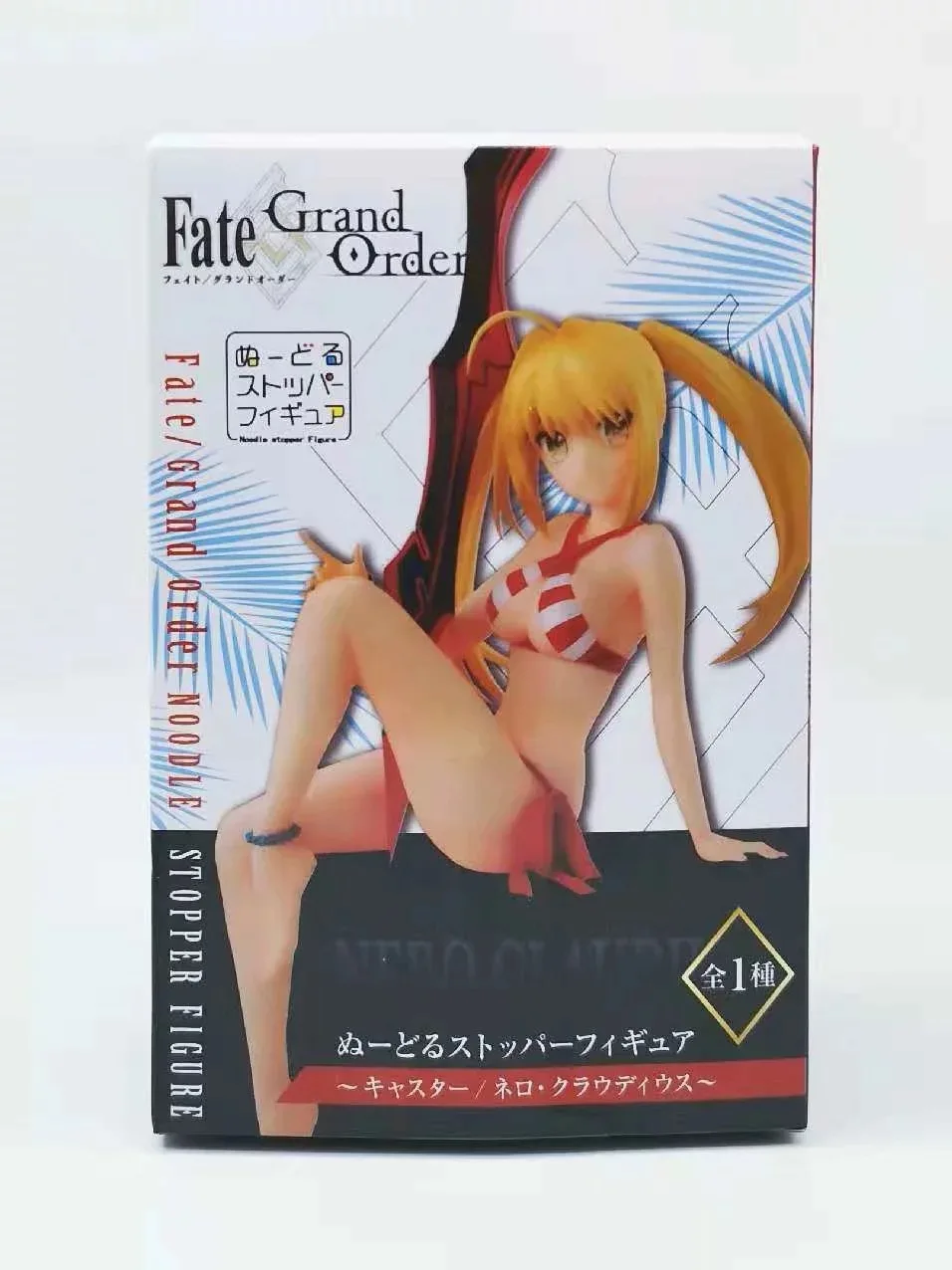 Аниме 14 см фигурка FGO Fate/большой заказ лапша пробка Nero Sabre бикини Коллекция Модель