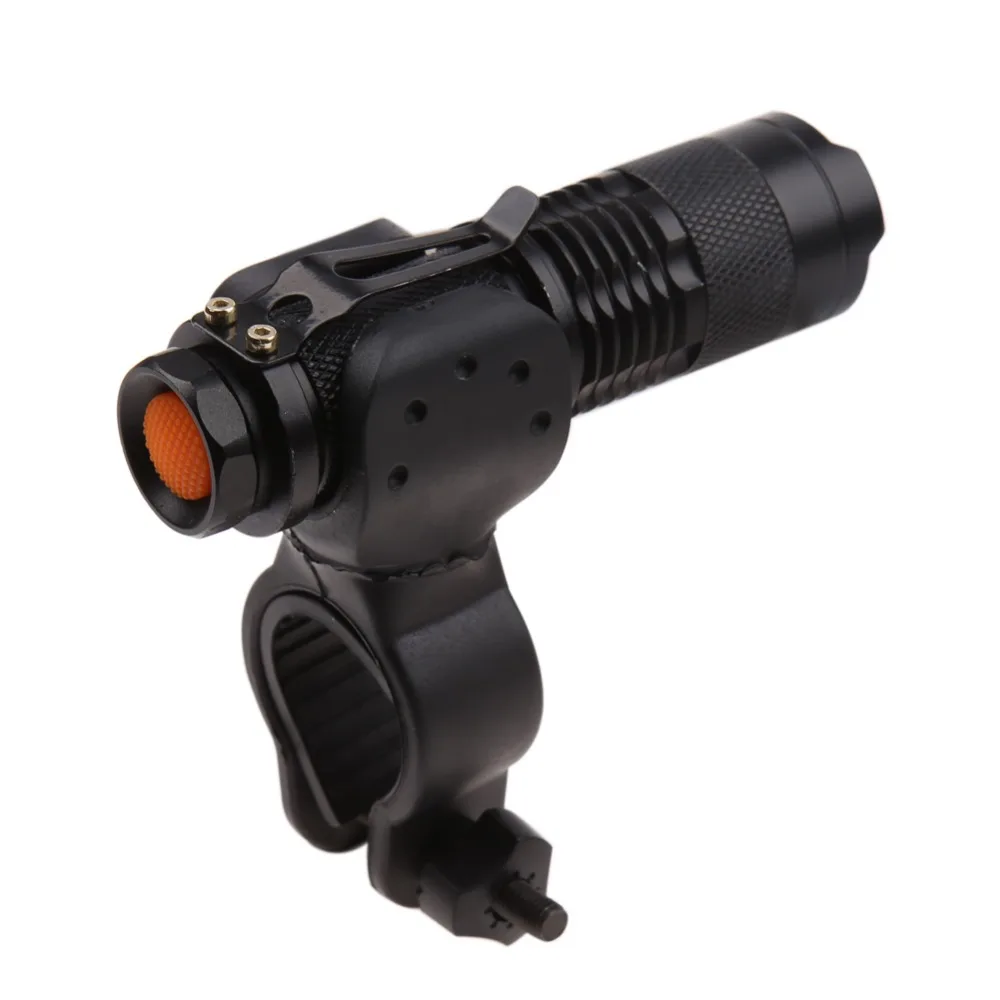 

1200lm Q5 LED Cycling Bike Bicycle Head Front Flashlight 360 Adjustable Bike Flashlight Mount Holder Support EA14