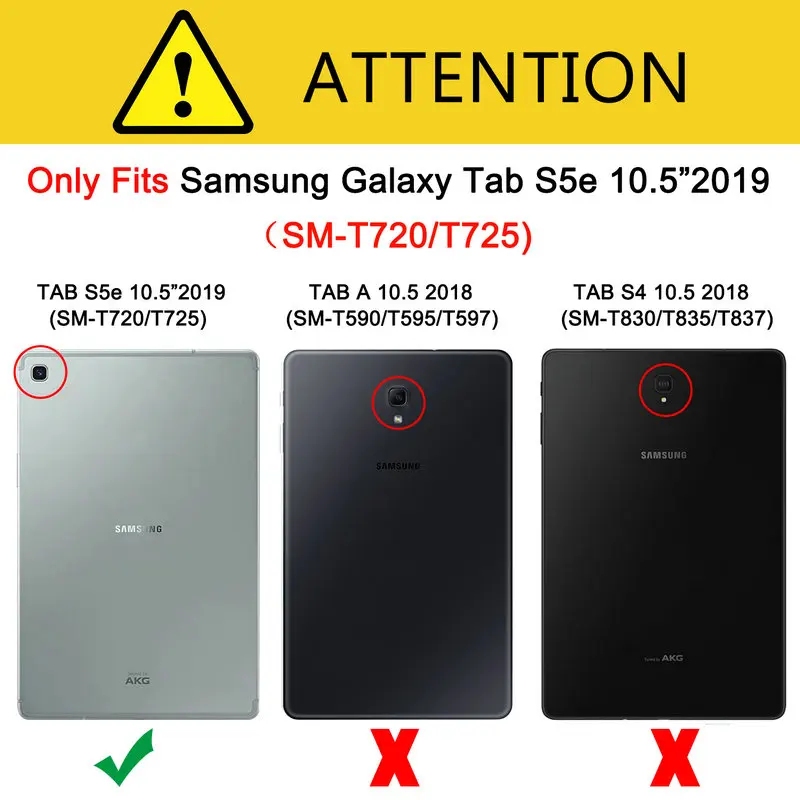 Дешево Чехол книжка для планшета, кожаный чехол для samsung Tab S5e 10,5 2019 чехол, прозрачная задняя крышка для samsung Galaxy Tap S 5E 2019 чехол T720 T750