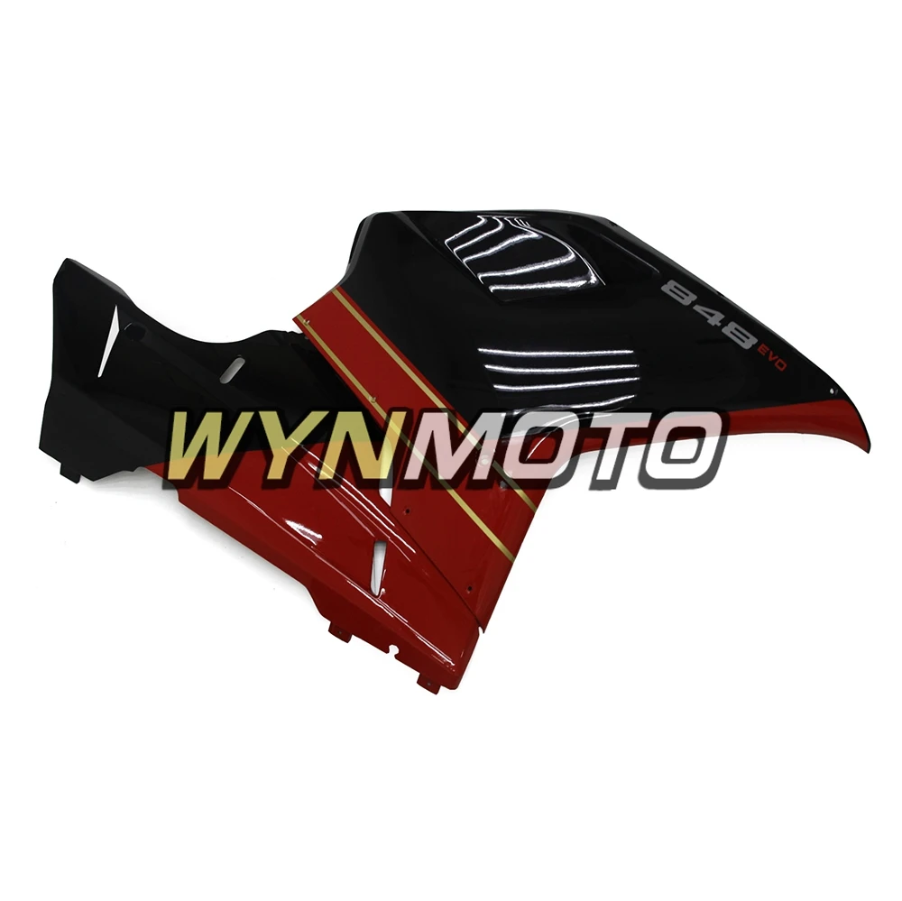 Выполните Обтекатели для поездок на мотоцикле Ducati 1098 848 1198 2007-2012 впрыск АБС пластмасса 1198 07-12 кузов красные, черные оправы Sportbike Панель