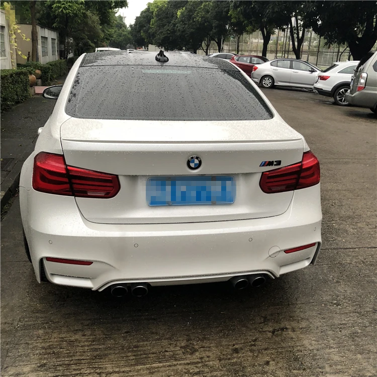 Для BMW F30 F35 спойлер 2012- BMW M3 320i 323i 325i 328i спойлер высокого качества ABS Автомобильный задний спойлер