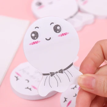 

1PC(About 50Sheets)Smiling Eyes Memo Pads Self Adhesive Memo Pad Sticky Notes Bookmark School Office Supply