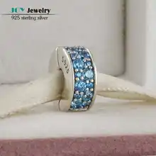 Se adapta a Pandora Pulsera Verde Claro Cz Pavimenta Elegancia Brillante Clip Granos Del Tapón de Los Encantos Originales 925 Joyería de Plata Esterlina 2016