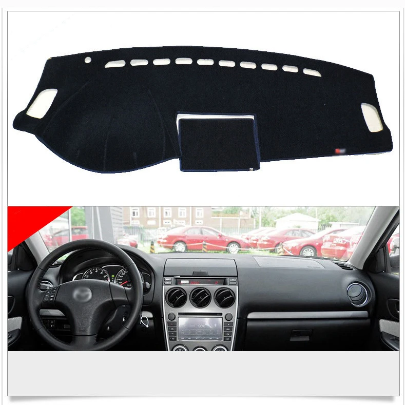 Interior Dashboard Carpet Photophobism Protective Pad Mat For Mazda 6