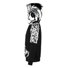 Women Men Sport Hoodies 3D Sweatshirt Hat Print Panda Loose Sportwear Autumn Winter Clothes Fitness Pullover