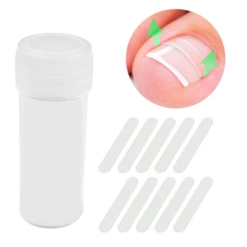 

10pcs/box Toe Nail Ingrown Correction Sticker Patch Foot Care Paronychia Correction File Elastic Patch Corrector Treatment Tools