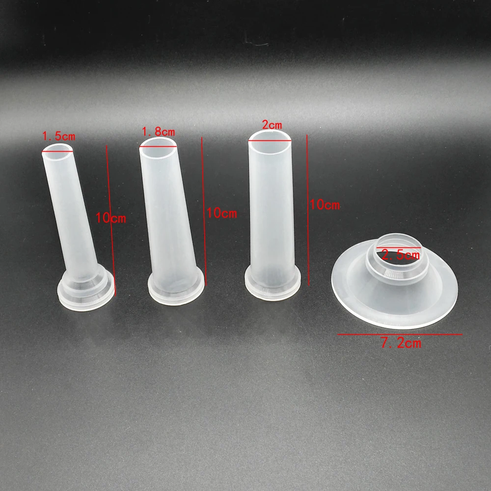 

2lbs 4pc/Set Food Grade Quality Meat Grinder Filling meat tubes sausage filler handmade sausage Stuffer tube Free ship 6677