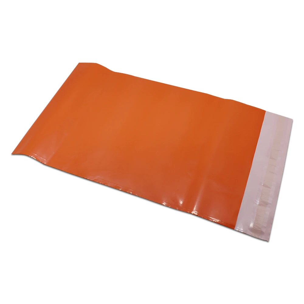 50Pcs/ Lot Orange Color Envelope Express Courier Package Mailers Bag