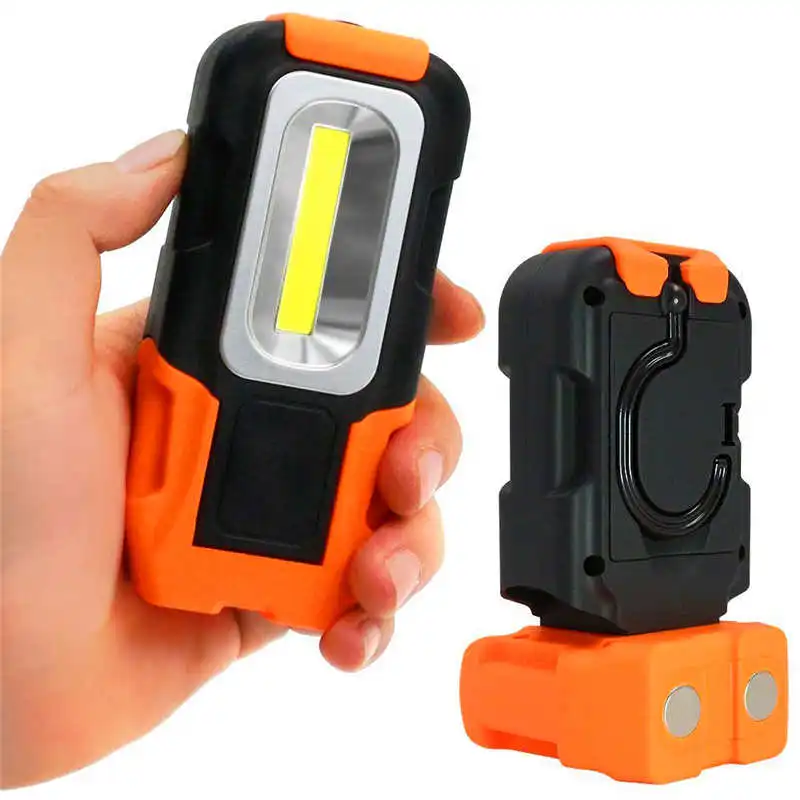 

LED Work Light 200 LM Multi-use COB Flashlight Magnetic Base Hanging Hook mini led flashlight nitecore AAA battery #4S22