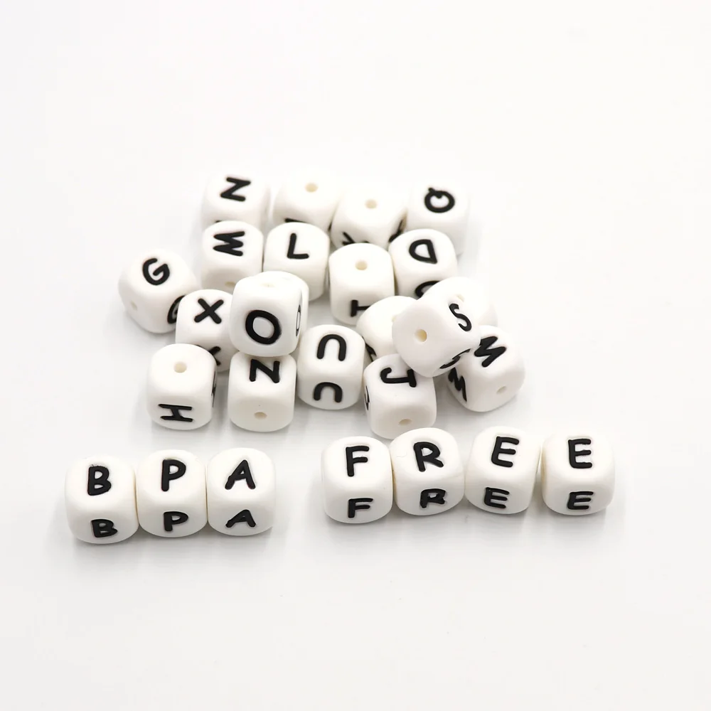 Силиконовые бусины для прорезывания зубов TYRY.HU 10 шт. пищевая детская цепочка