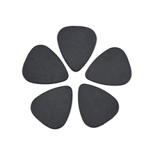 Lots of 100pcs Black Ultra Heavy 1.5mm Gauge Delrin Guitar Bass Picks Plectrums