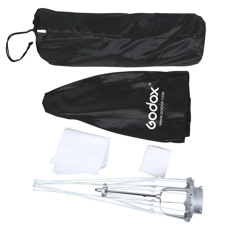 Godox UE-120cm Bowens Mount софтбокс в виде ВОСЬМИУГОЛЬНОГО зонта мягкая коробка с креплением Bowens для крепления Bowens Studio Flash Light