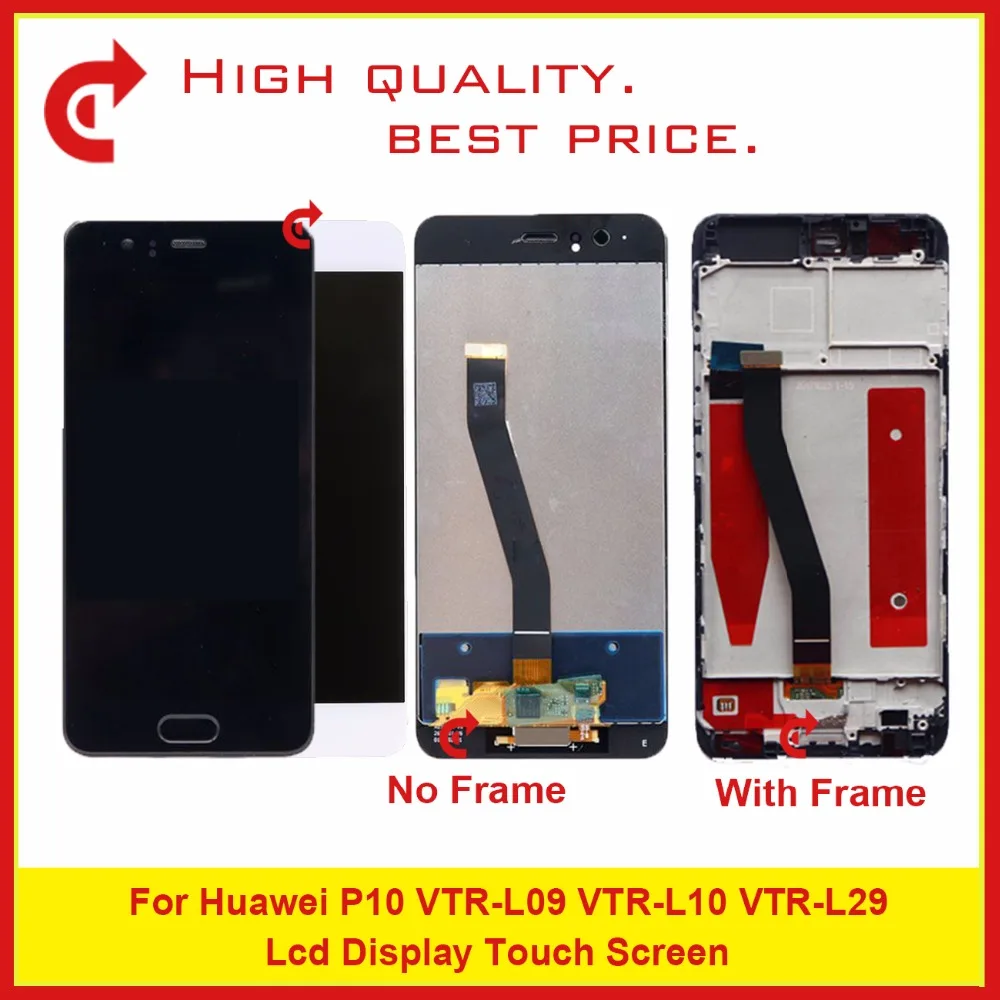 

High Quality 5.1" For Huawei P10 VTR-L09 VTR-L10 VTR-L29 LCD Display Assembly With Touch Screen Digitizer Sensor Panel