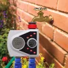 Minuterie d'arrosage automatique de jardin à deux sorties, électrovanne numérique électronique minuterie d'arrosage 21076 et capteur de pluie 21103 # 21076R ► Photo 2/6