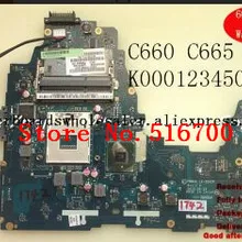 Placa Mae для Toshiba C660 C665 Материнская плата ноутбука HM55 K000123450 PWWAA LA-6842P