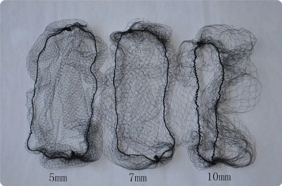 144 шт/партия 20 дюймов невидимые одноразовые обычные нейлоновые дышащие сотовые сетки для волос тонкая сетка