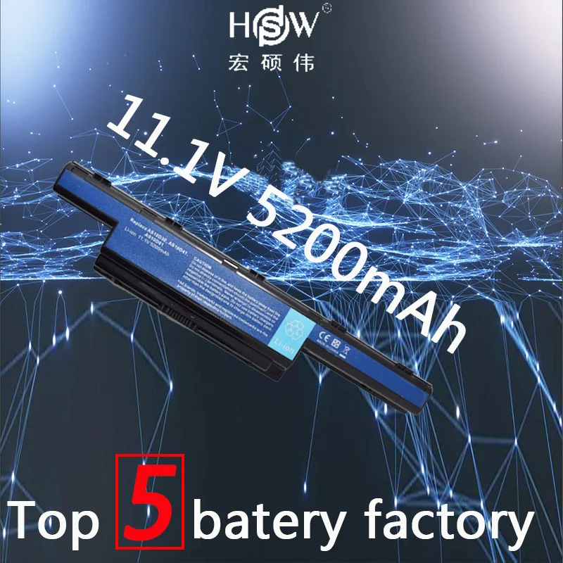 

6cells 5200mah new laptop battery for ACER TravelMate 8573 8573G 8573T 8573TG 7740Z 7740ZG 8473TG 5742ZG 5340 5340G Bateria akku