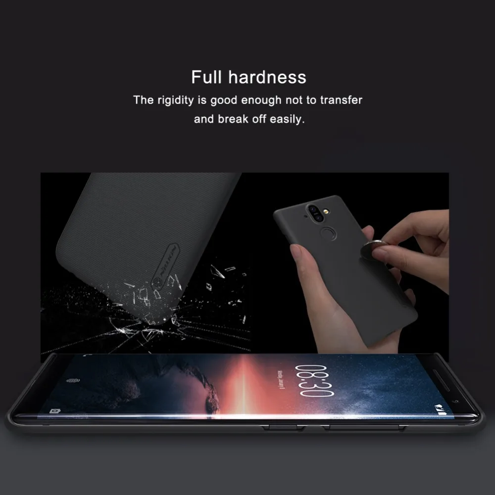 Для чехол для Nokia 8 Sirocco NILLKIN супер матовый защитный ПК Жесткий пластиковый Чехол