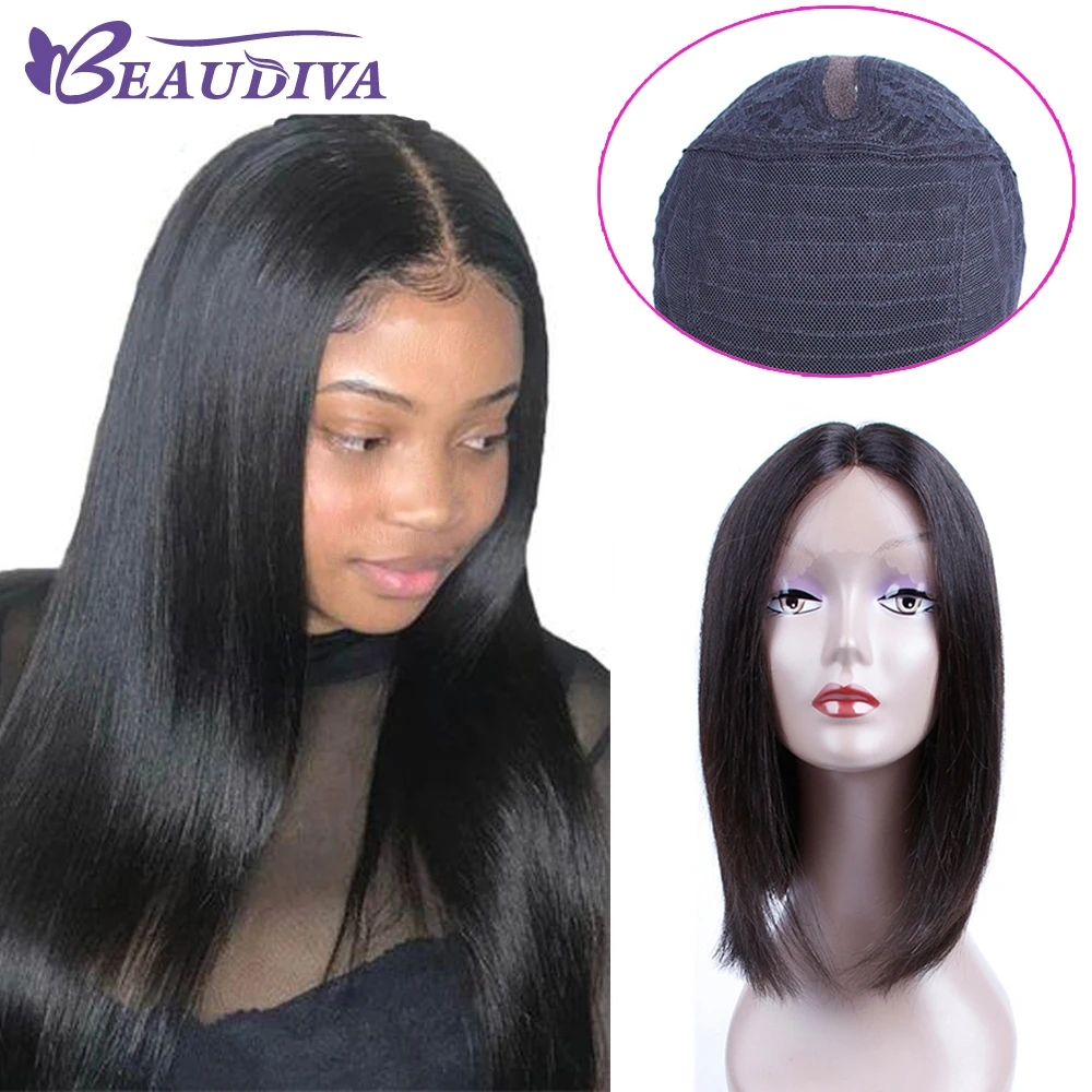 BEAU DIVA Brazilian Lace Front Human hair Wigs For Women Non Remy Hair