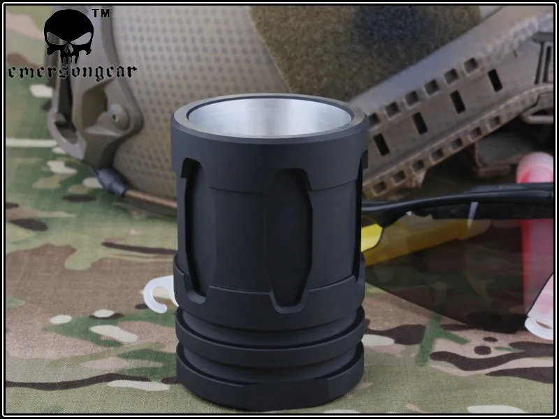 Тактическая вспышка Hider Suppressor Styled рюмка битва кружка алюминиевая пивная чашка принадлежности для охоты