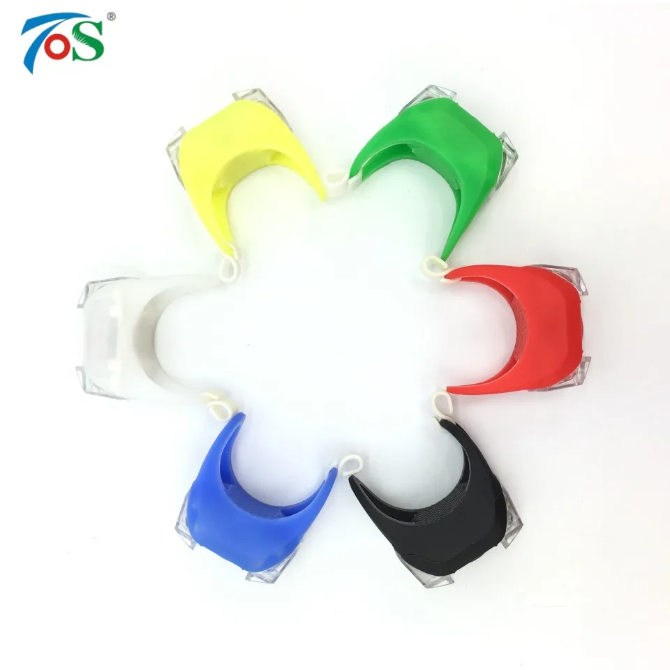 Best TOS 1PC LED Eyes Bike Light Bicycle Strobe Tail Rear Wheel Spoke Light Flashlight Bicycle Accessories Bike Front Handlebar Light 9