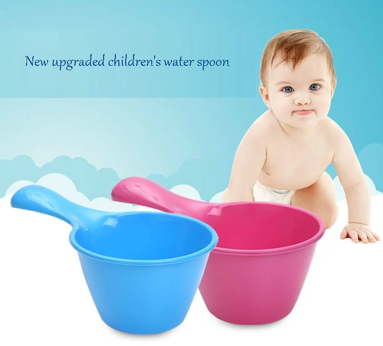 Baby Kids Cartoon Bear Bathing Cup Baby Shower Shampoo Cup Bailer Baby