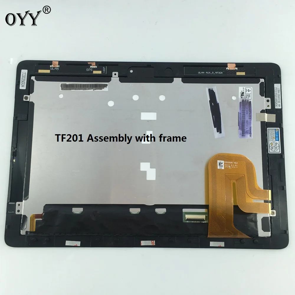 Goede HSD101PWW2 lcd scherm touch screen Digitizer Vergadering met frame Voor Asus Transformer Pad TF201 TCP10C93 V0.3 vesion