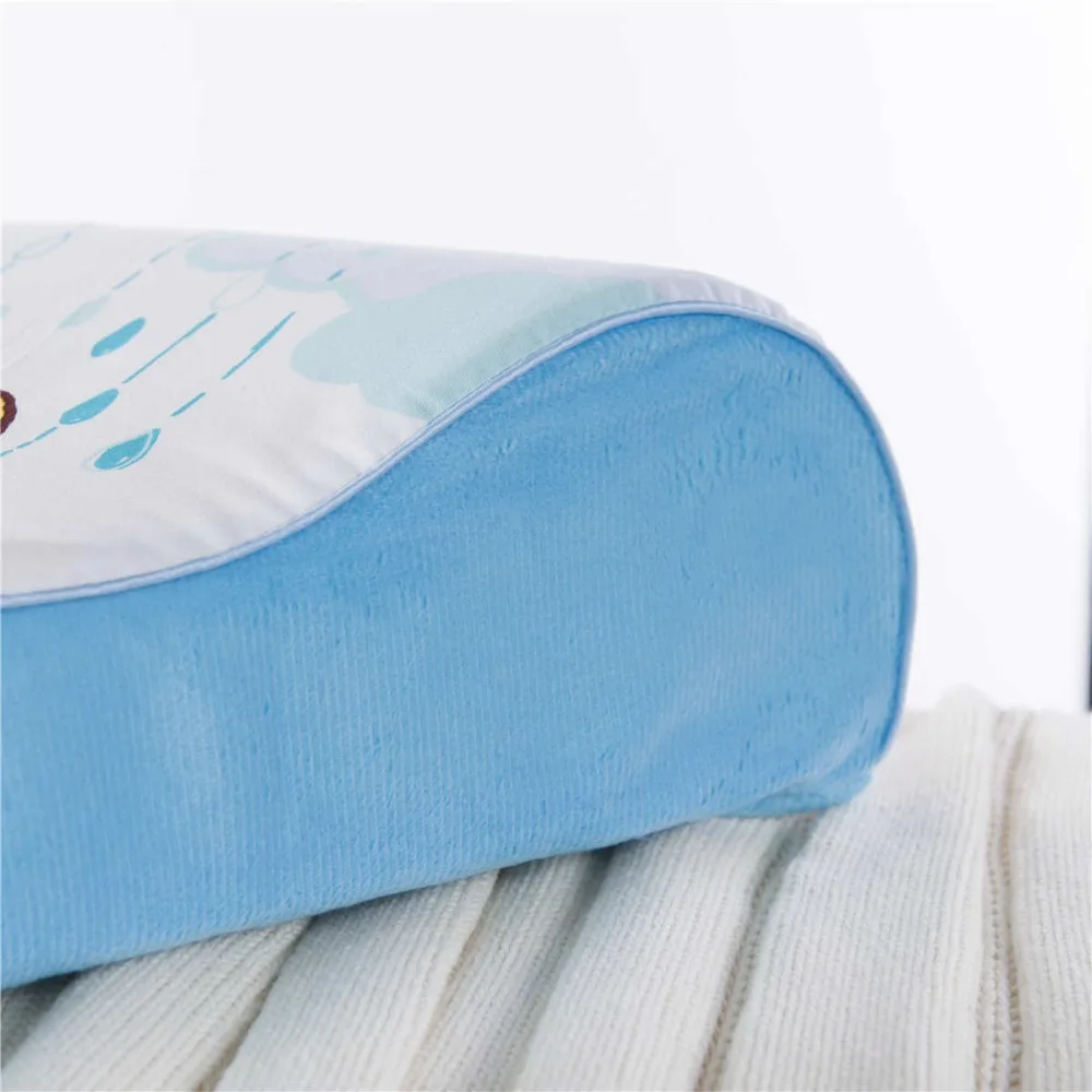 Синий зонтик Винни Пух принты памяти подушка 50x30 см размер медленный отскок Волна пены шейный затылочный медицинский спальный постельные принадлежности