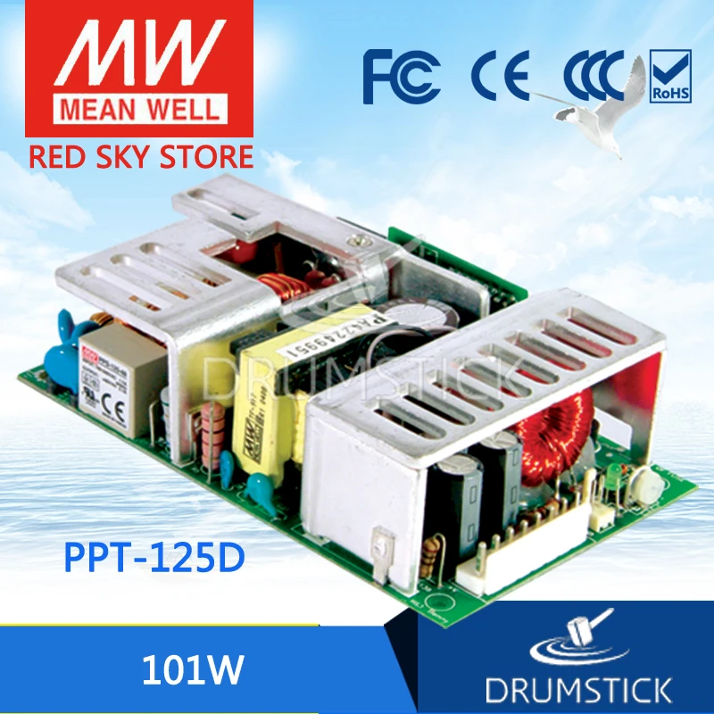 

MEAN WELL PPT-125D meanwell PPT-125 101W Triple Output with PFC Function