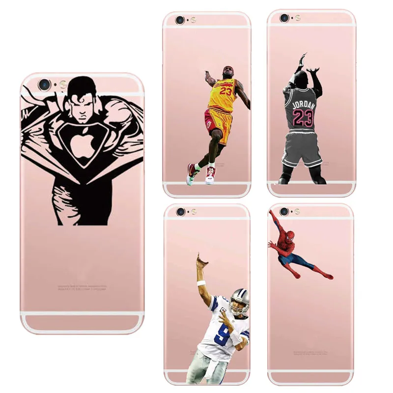 New NBA Star Basketball Player Hero Soft Phone Case for