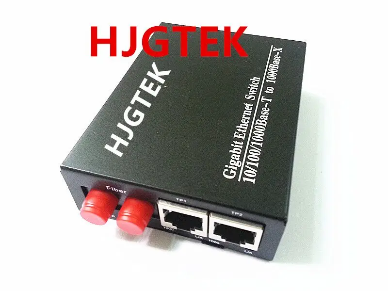 

20km 10/100/1000M Fiber Media converter/transceiver/Gigabit Ethernet switch, 1FX+ 2 RJ45 ports, single mode dual fiber FC